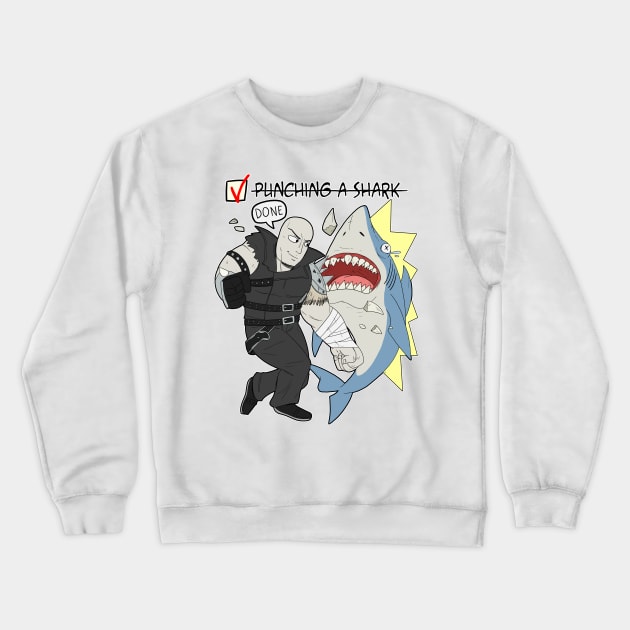 Beast Battler VS Shark Crewneck Sweatshirt by lacbro